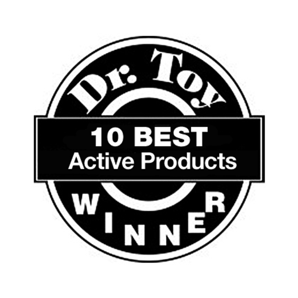 Dr. Toy 10 BEST Active Products Winner logo, Bilibo by MOLUK