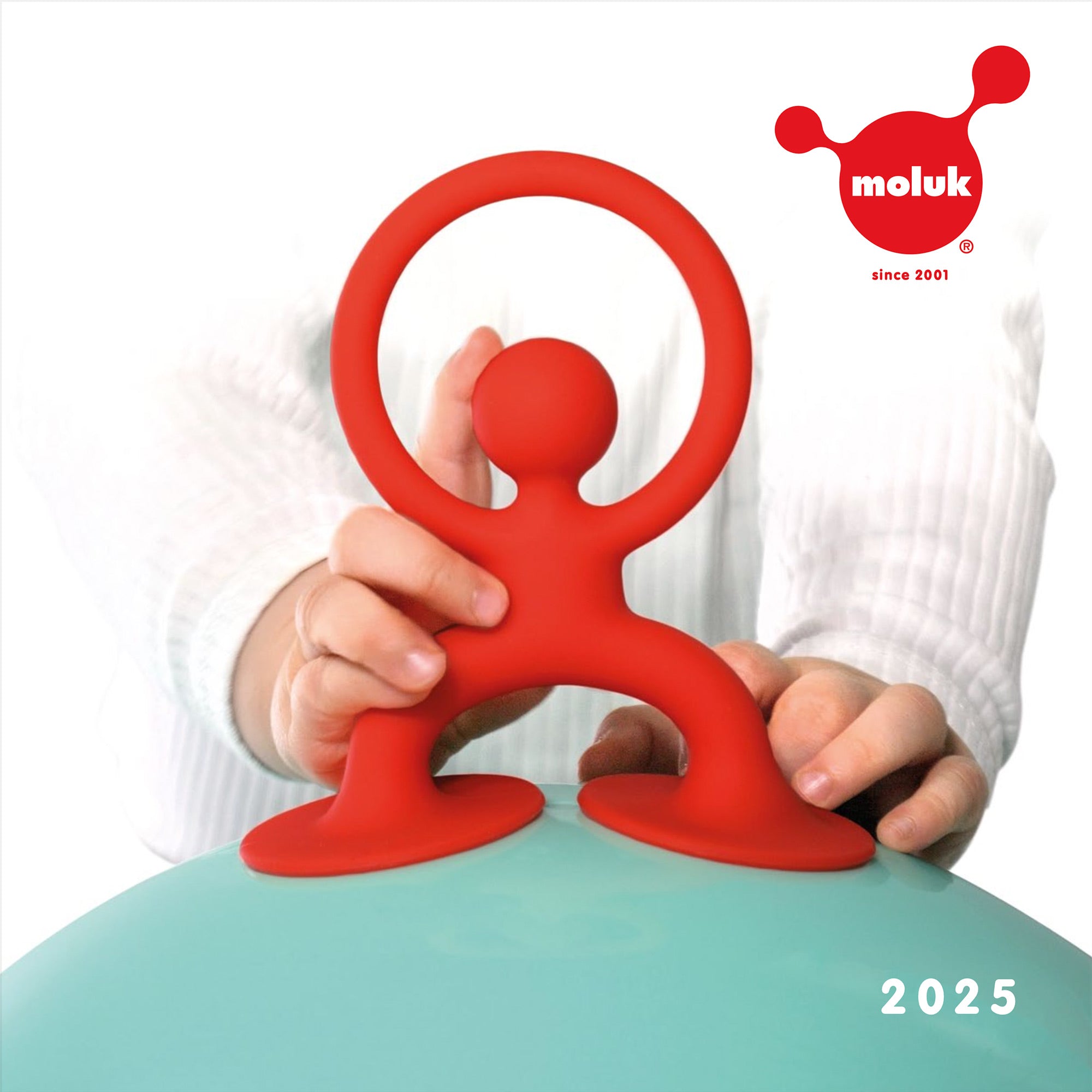 MOLUK 2025 catalog cover - designing open-ended toys since 2001.