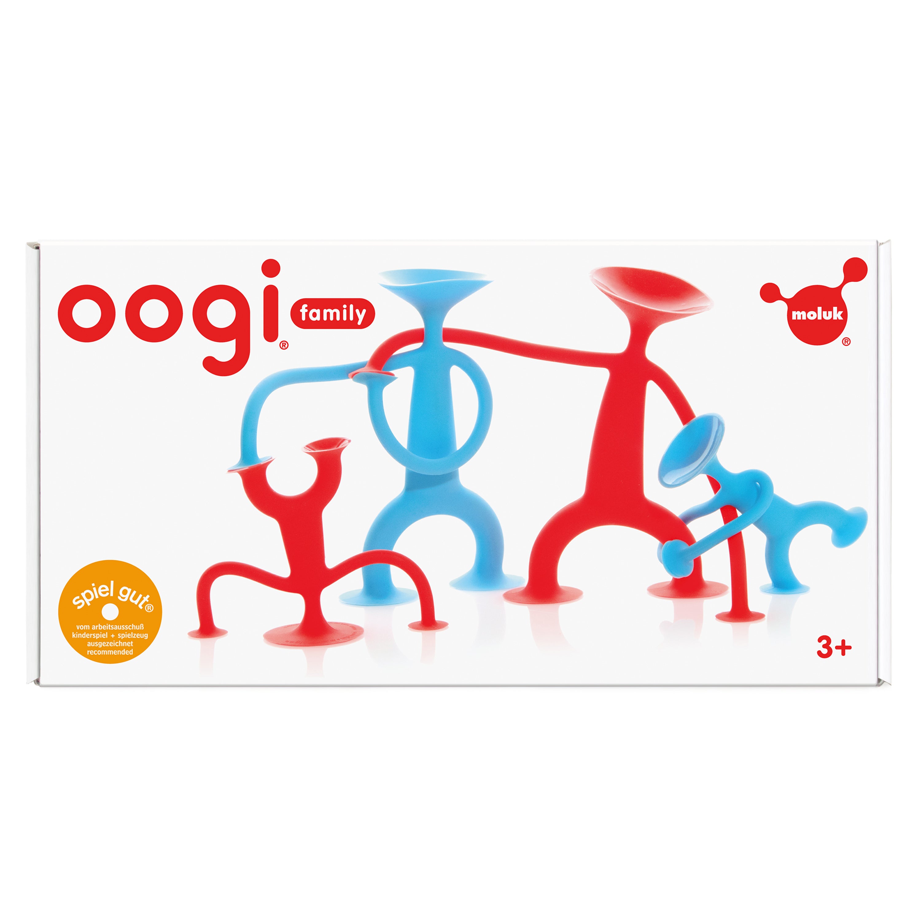 Oogi Family gift box by MOLUK with the spiel gut® quality seal. Recommended for ages 3+.