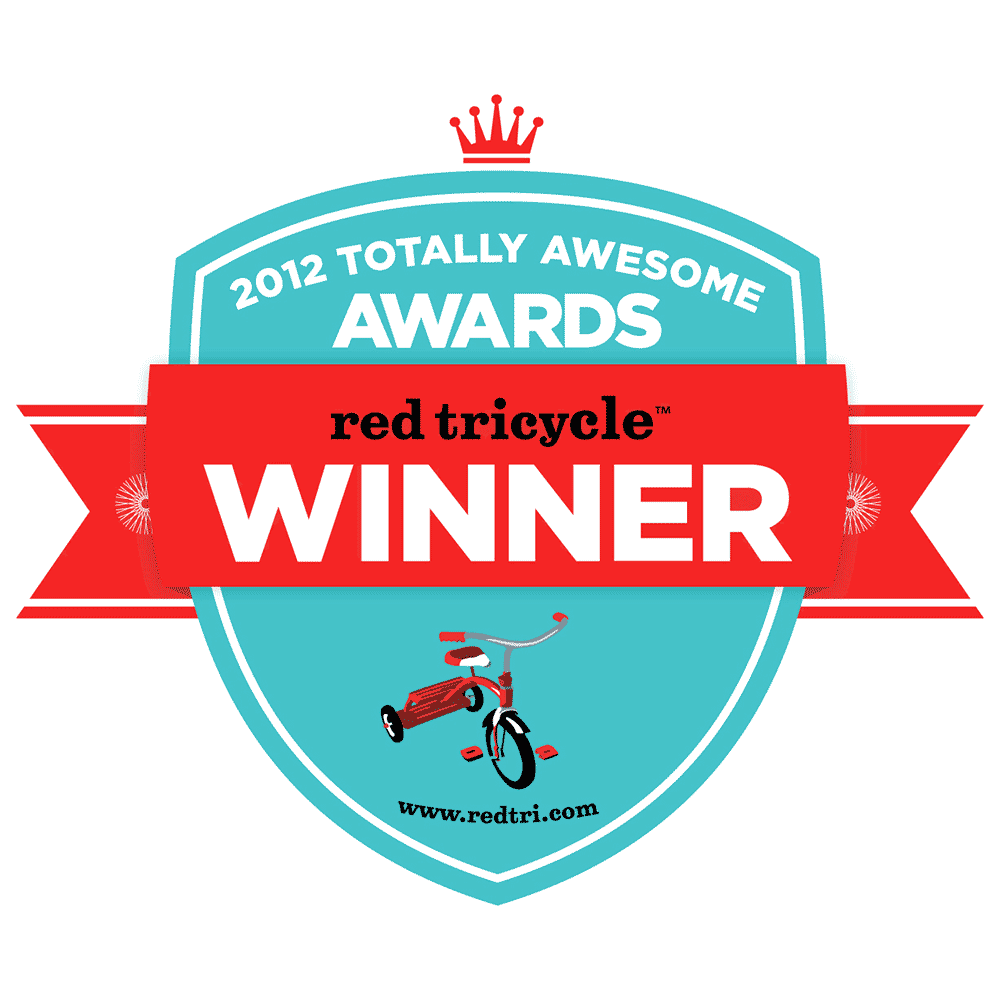 Red Tricycle 2012 Totally Awesome Award logo for Bilibo by MOLUK