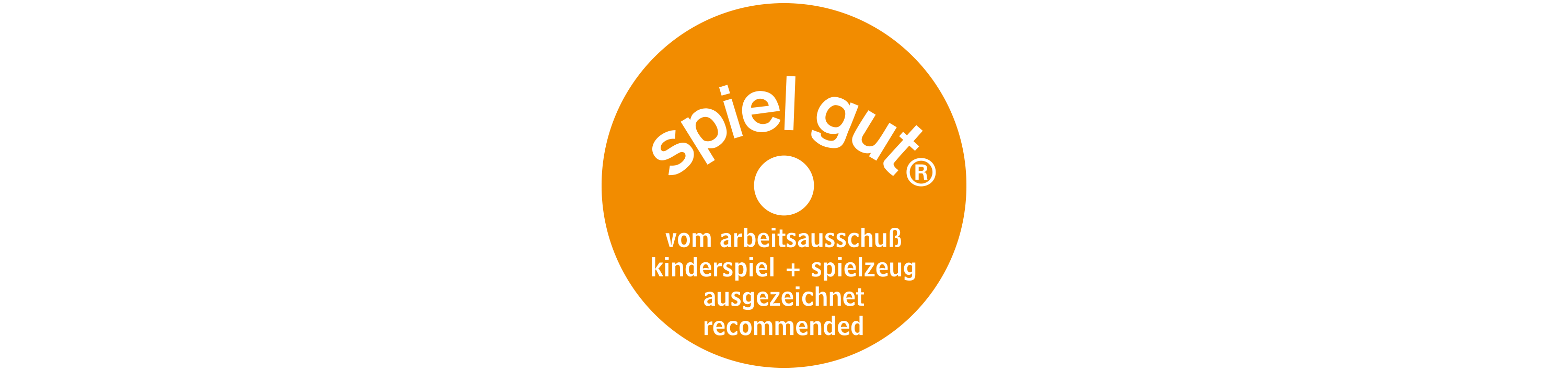 spiel gut® award seal, earned by 17 different MOLUK toys