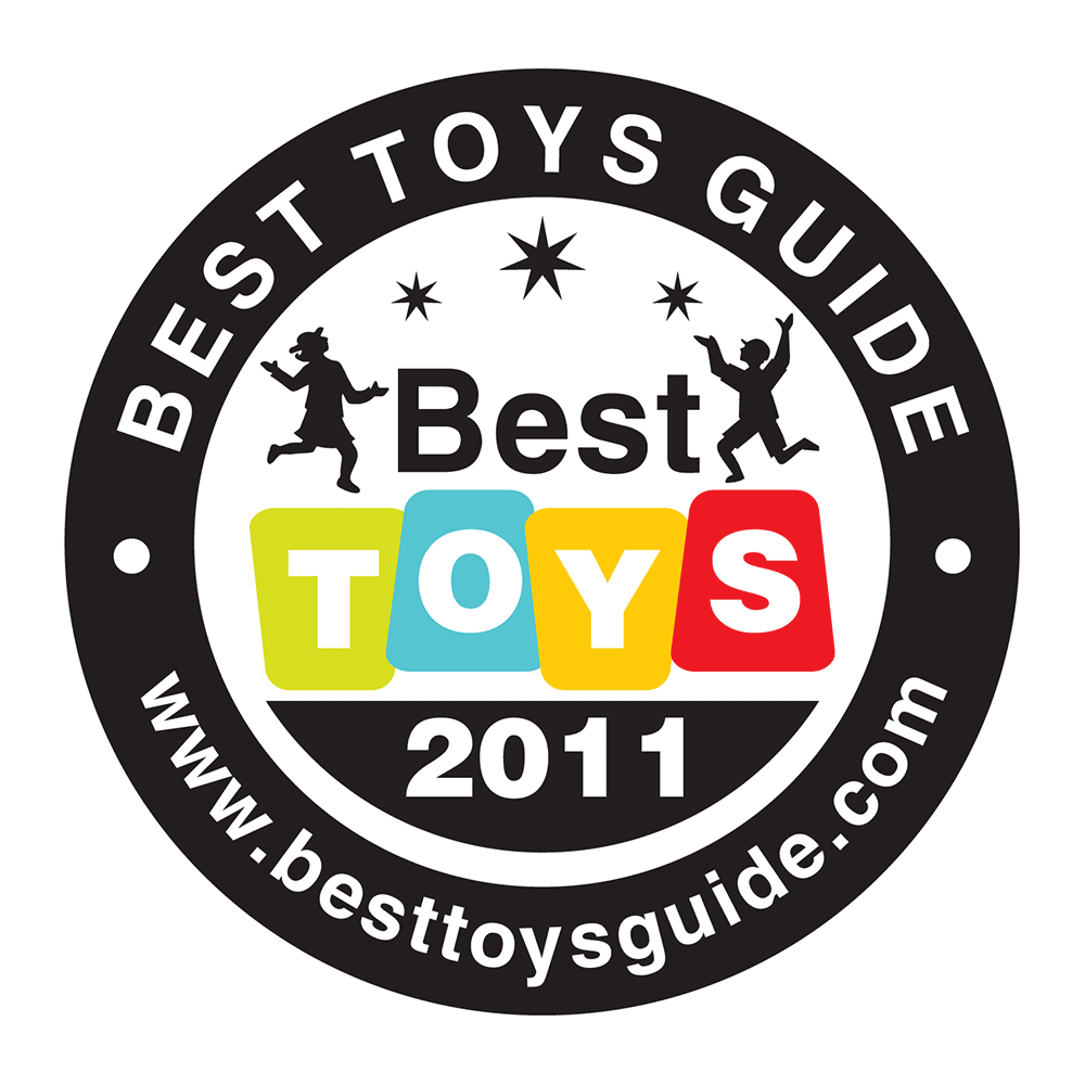 Best Toys Guide award logo for Bilibo Mini by MOLUK