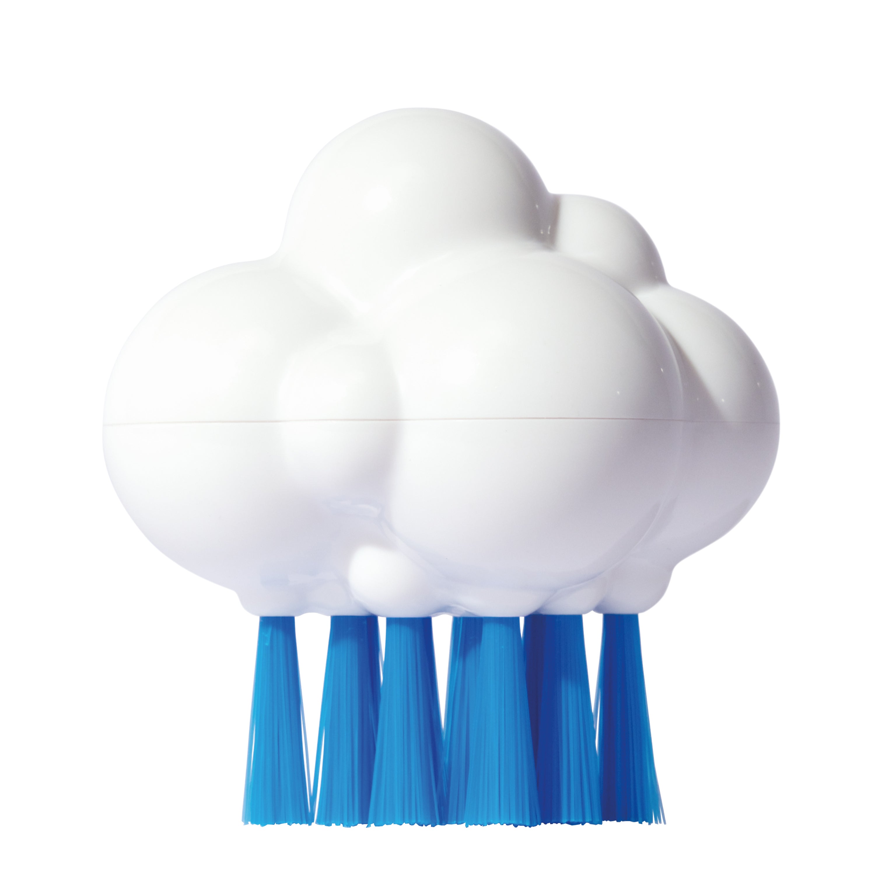 Pluï Brush Cloudy by MOLUK – a could-shaped nail brush and sensory toy for kids.