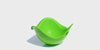 Sustainable green Bilibo open-ended toy by MOLUK spinning