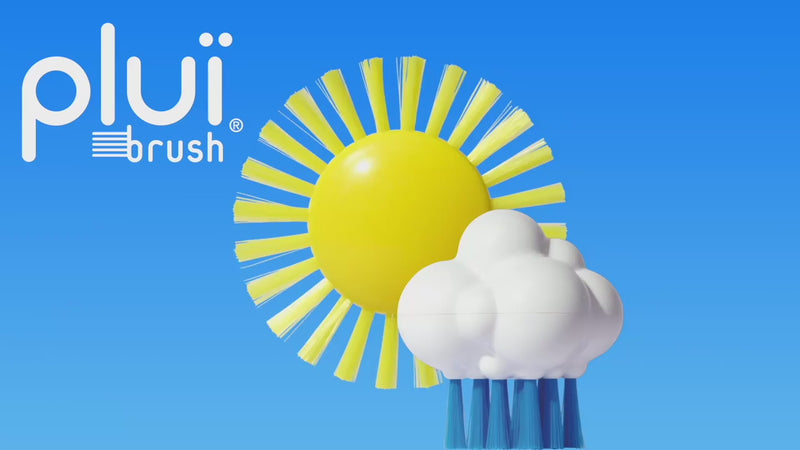 Video showing MOLUK's Sunny and Cloudy sensory brushes in the hands of children.